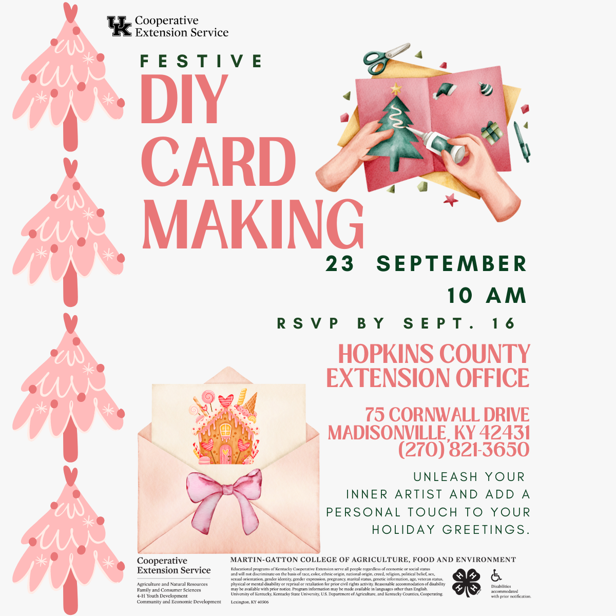 Festive DIY Card Making Class