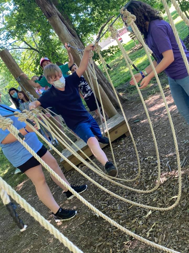 Kids at 4-H Camp