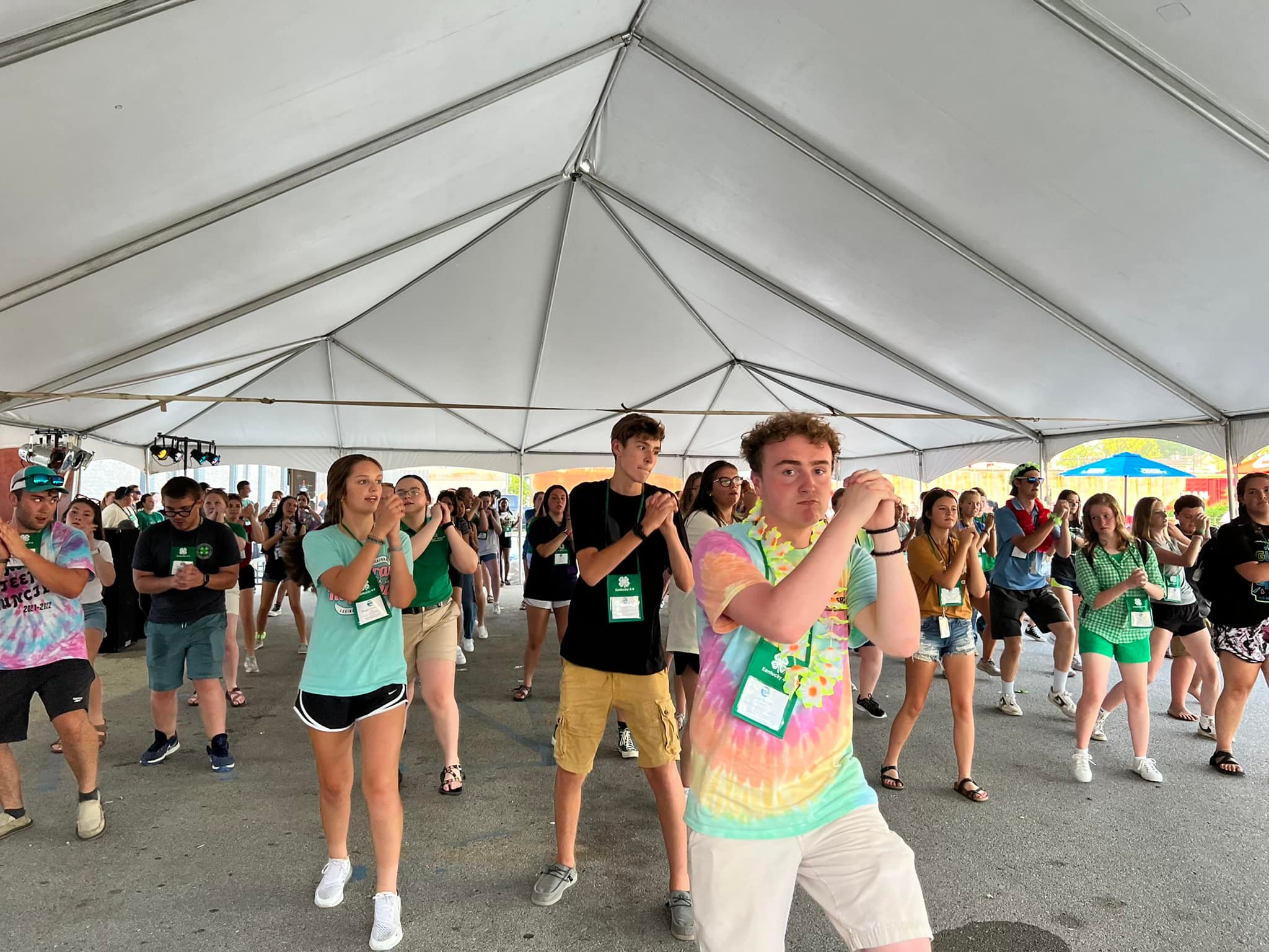 4-H Kids dancing